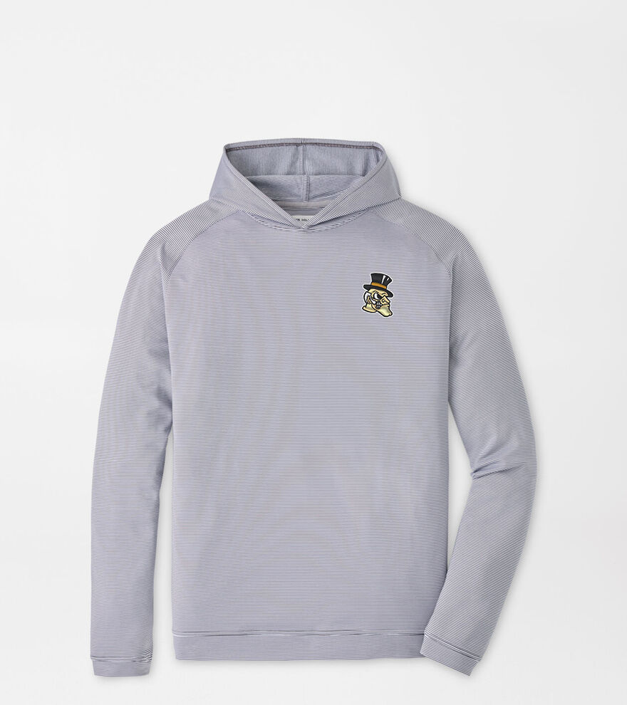 Wake Forest Demon Deacon Pine Sugar Stripe Performance Hoodie