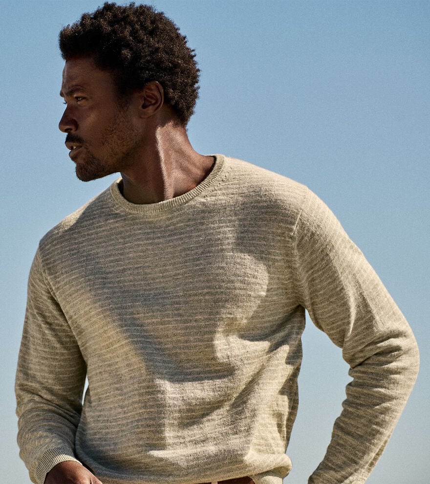 Linus Stripe Crewneck Sweater image number 6