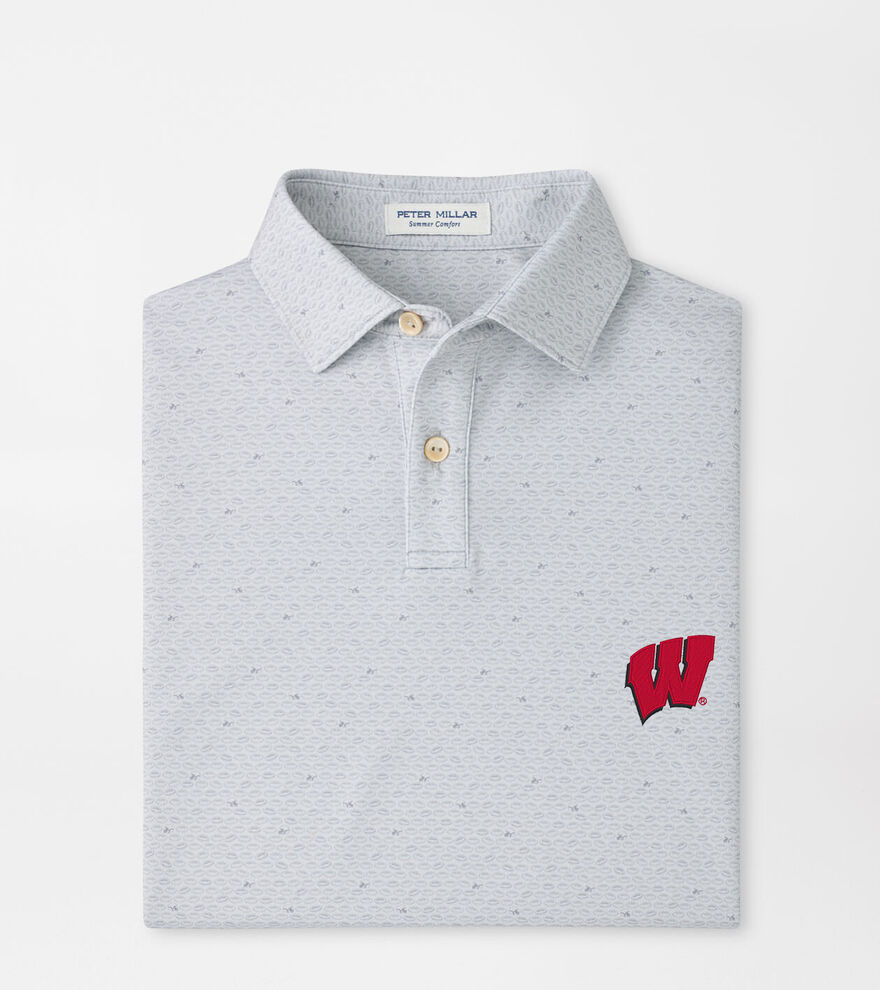 Wisconsin On The Ball Youth Performance Jersey Polo image number 1