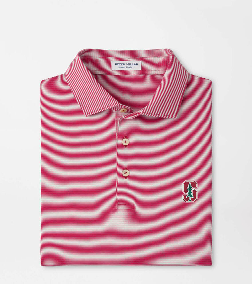 Stanford Jubilee Stripe Performance Polo