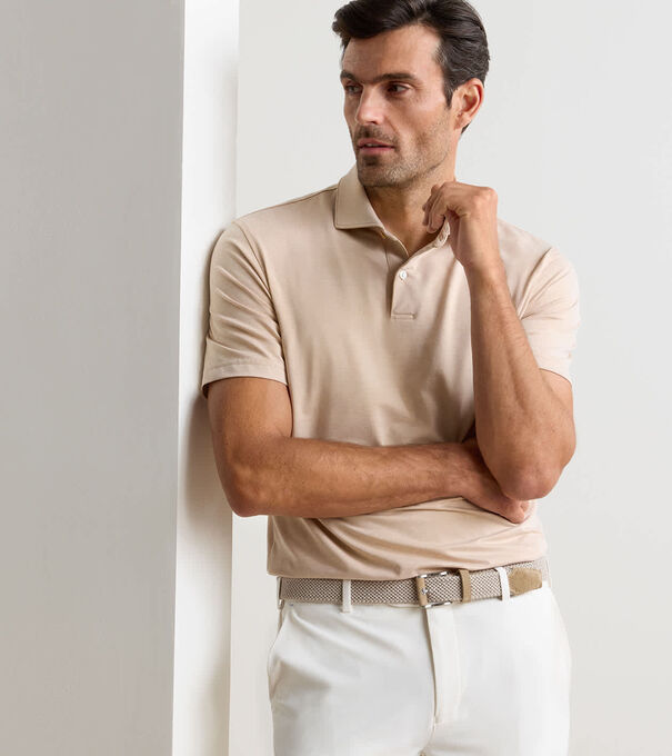 Albatross Cotton-Blend Piqu&eacute; Polo - Alternate Image 1