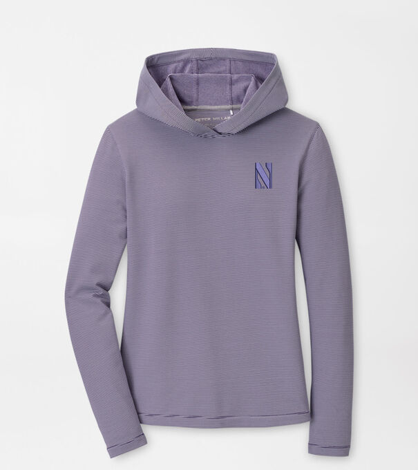 Northwestern Women's Pine Sugar Stripe Performance Hoodie
