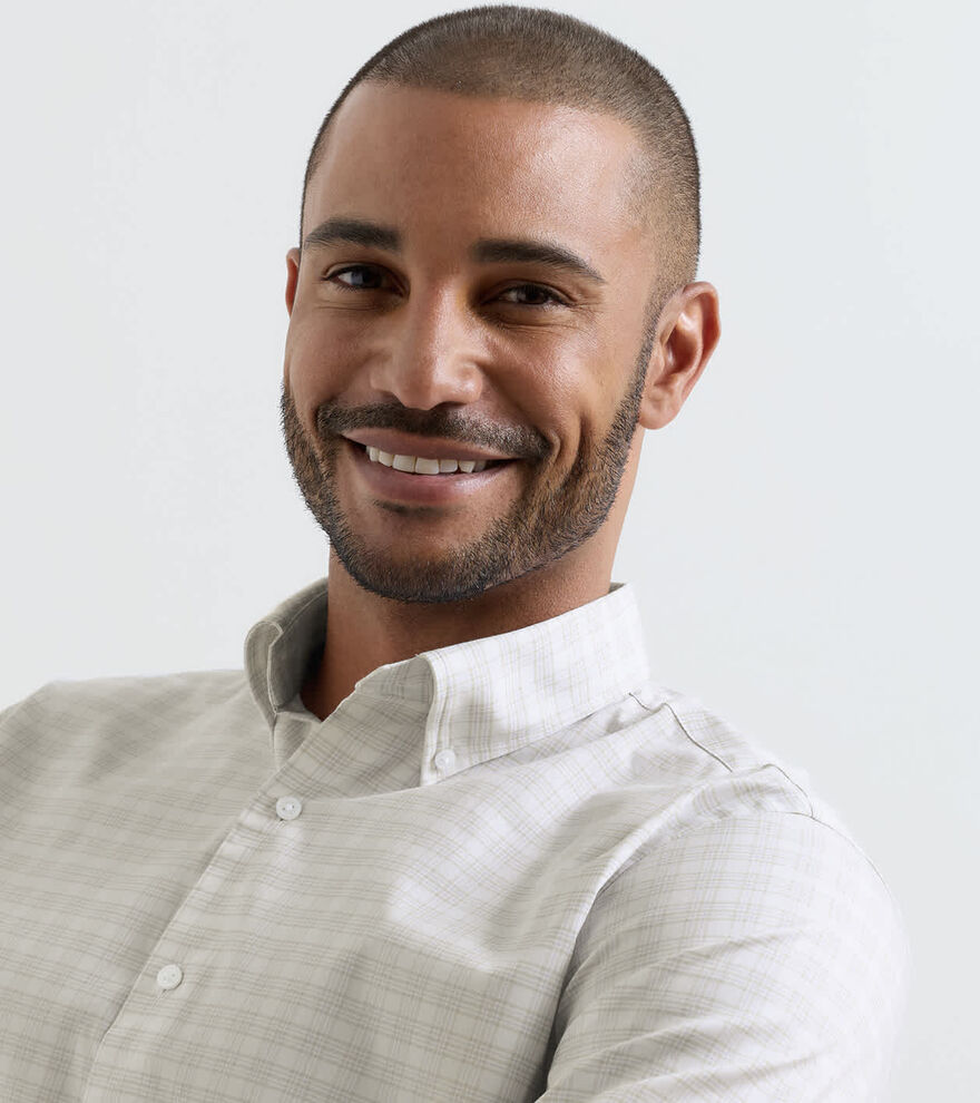 Douglas Crown Lite Cotton-Stretch Sport Shirt image number 5