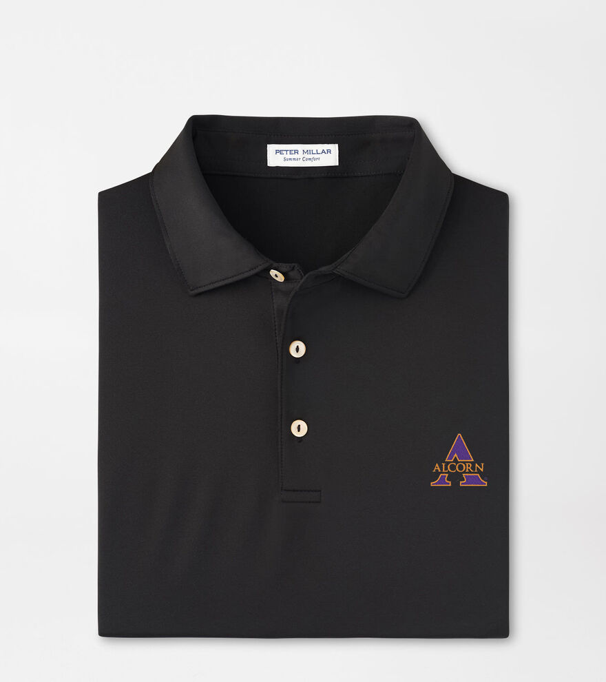 Alcorn State Solid Performance Jersey Polo image number 1