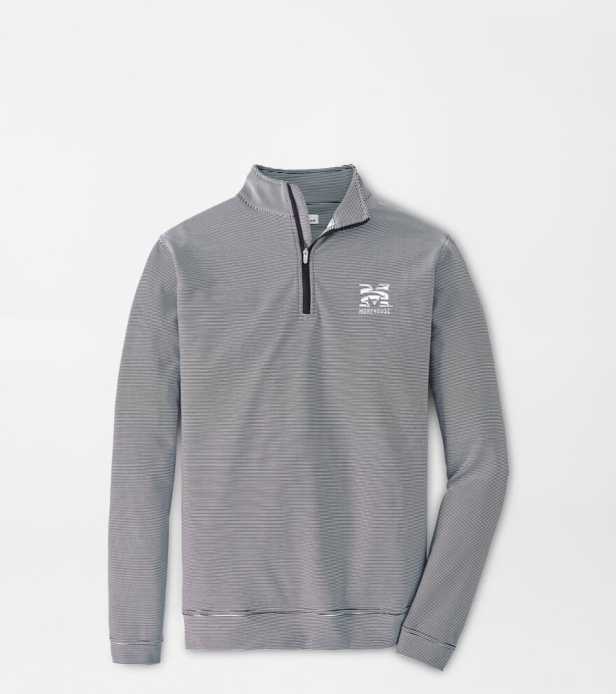 Morehouse College Perth Sugar Stripe Performance Quarter-Zip image number 1
