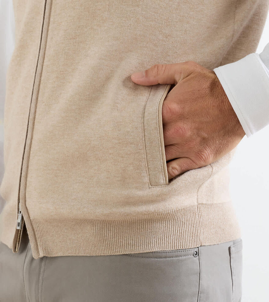 Coolspun Lite Full-Zip Sweater Vest image number 4