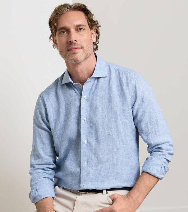 Astino Lino Check Sport Shirt - Alternate Image 1