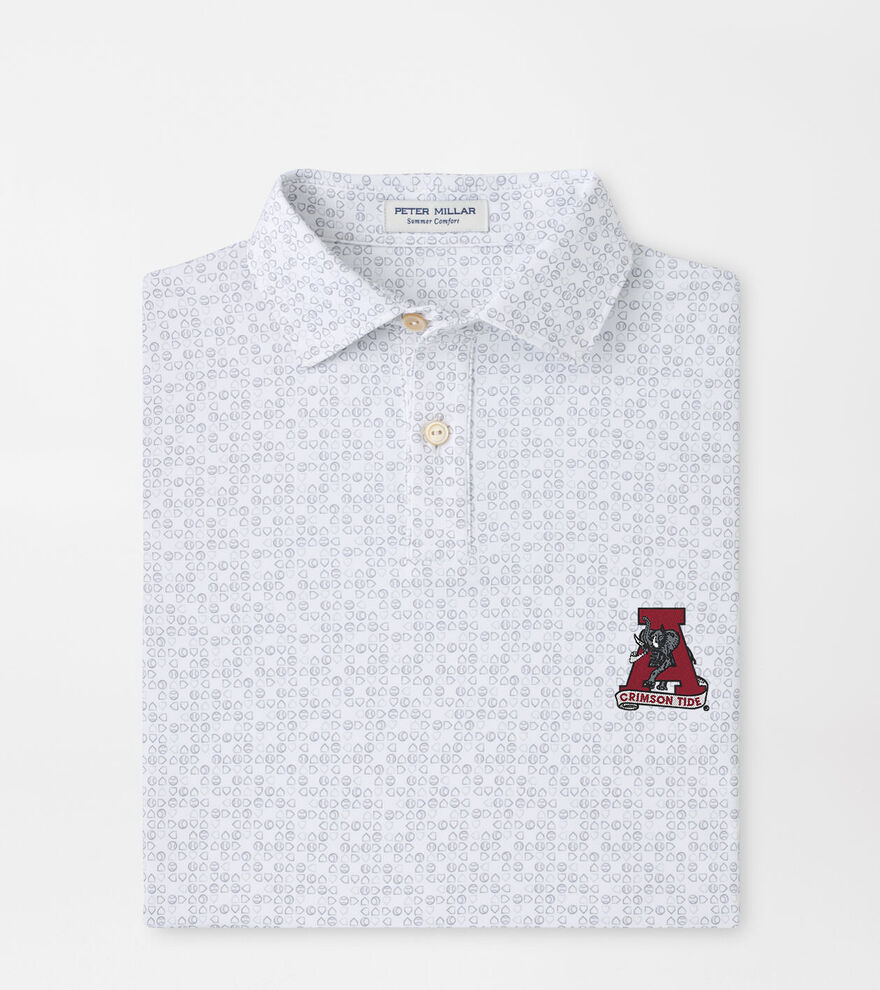 Alabama Vault Bases Loaded Youth Performance Jersey Polo image number 1