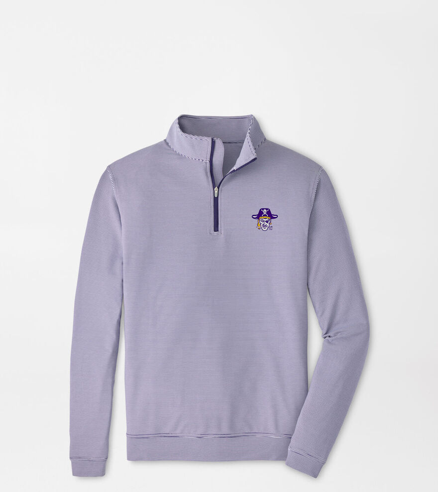 East Carolina University Vault Perth Sugar Stripe Performance Quarter-Zip image number 1