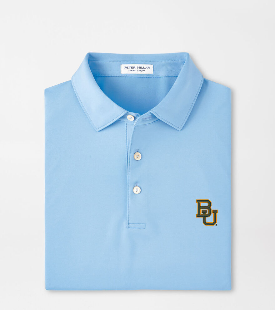Baylor Solid Performance Jersey Polo image number 1