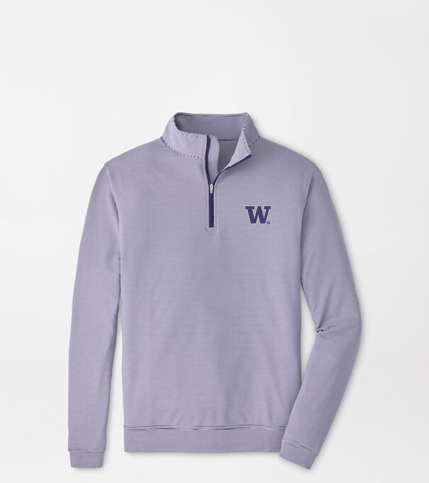 Washington Perth Sugar Stripe Performance Quarter-Zip