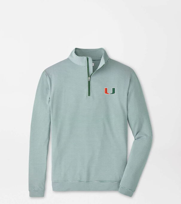 Miami Perth Sugar Stripe Performance Quarter-Zip