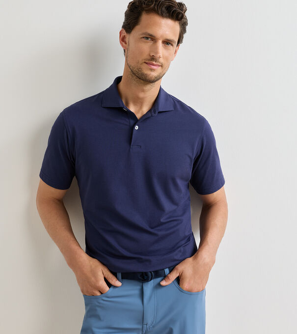 Albatross Cotton-Blend Piqu&eacute; Polo - Alternate Image 1