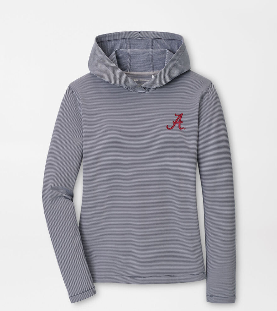 Alabama Women's Pine Sugar Stripe Performance Hoodie image number 1