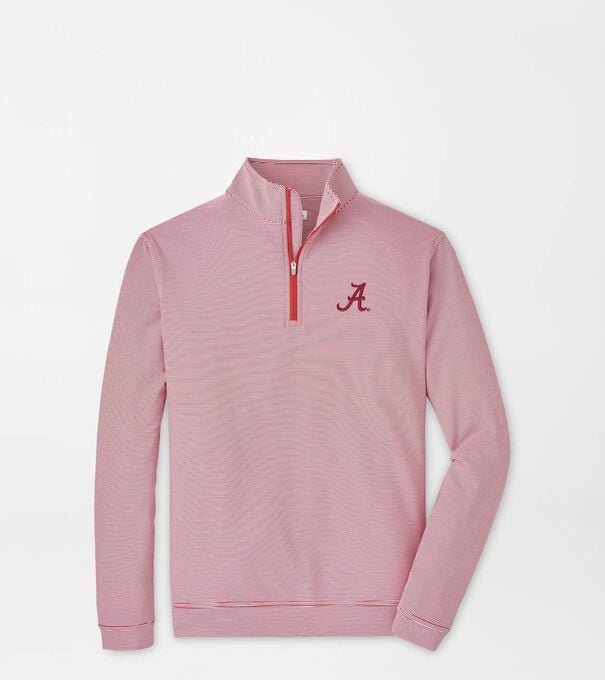 Alabama Perth Sugar Stripe Performance Quarter-Zip