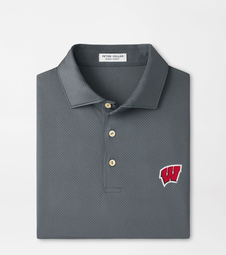 Wisconsin Hugo Performance Jersey Polo image number 1