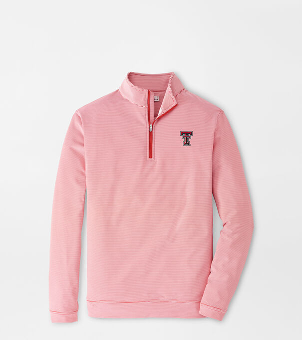 Texas Tech Sugar Stripe Performance Quarter-Zip