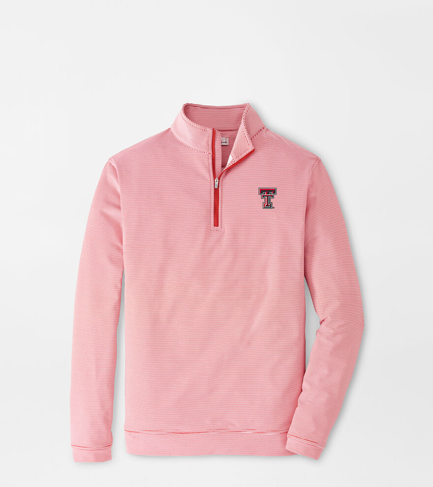 Texas Tech Sugar Stripe Performance Quarter-Zip image number 1