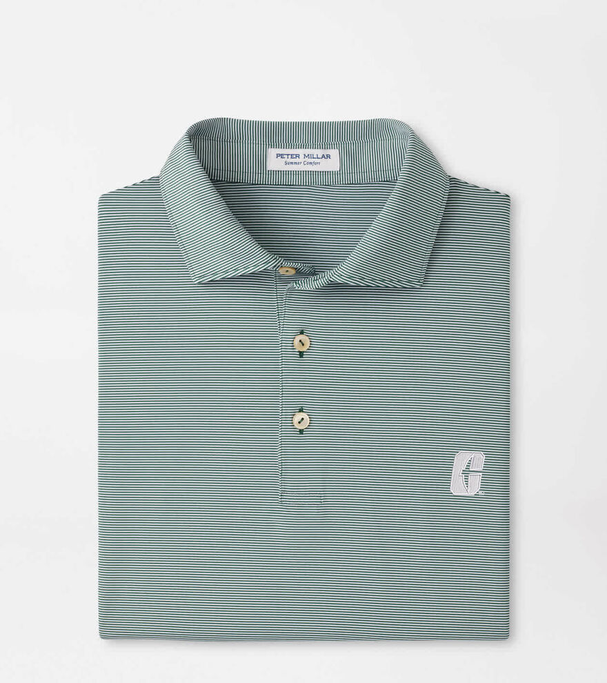 UNC Charlotte Jubilee Stripe Performance Polo image number 1