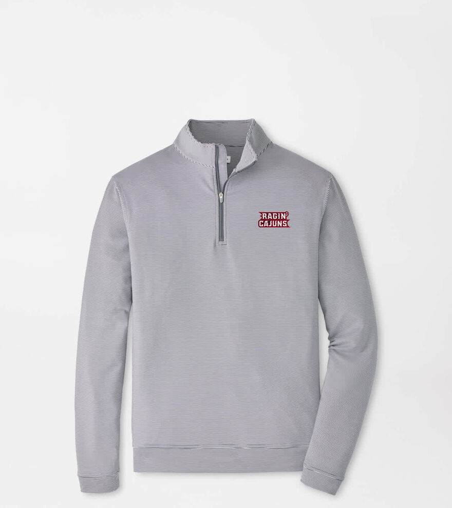 Louisiana at Lafayette Perth Sugar Stripe Performance Quarter-Zip
