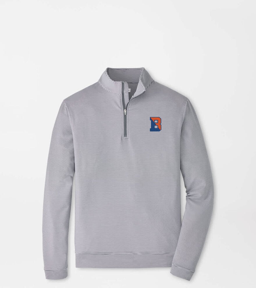 Bucknell Perth Sugar Stripe Performance Quarter-Zip