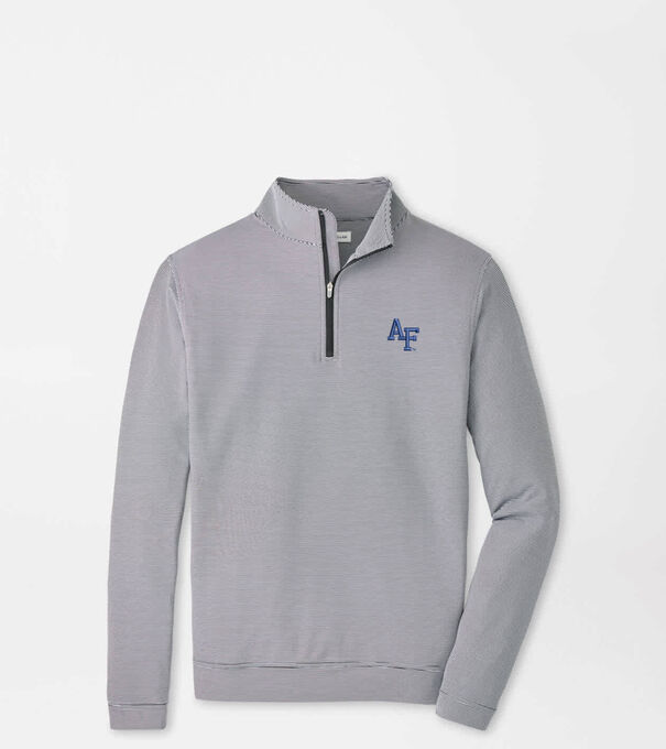 Air Force Academy Perth Sugar Stripe Performance Quarter-Zip
