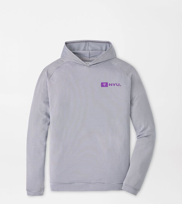 New York University Pine Sugar Stripe Performance Hoodie