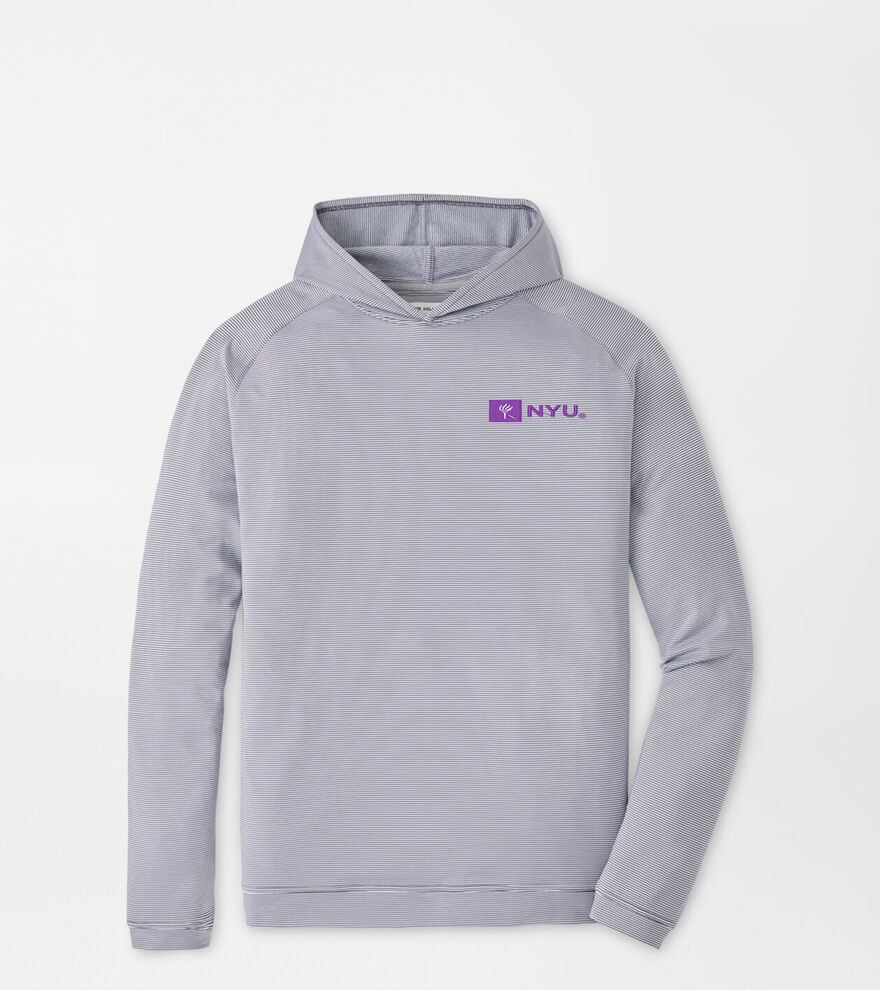 New York University Pine Sugar Stripe Performance Hoodie image number 1