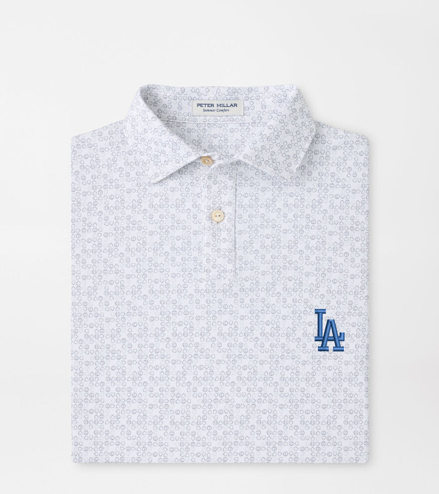 Los Angeles Dodgers Bases Loaded Youth Performance Jersey Polo image number 1
