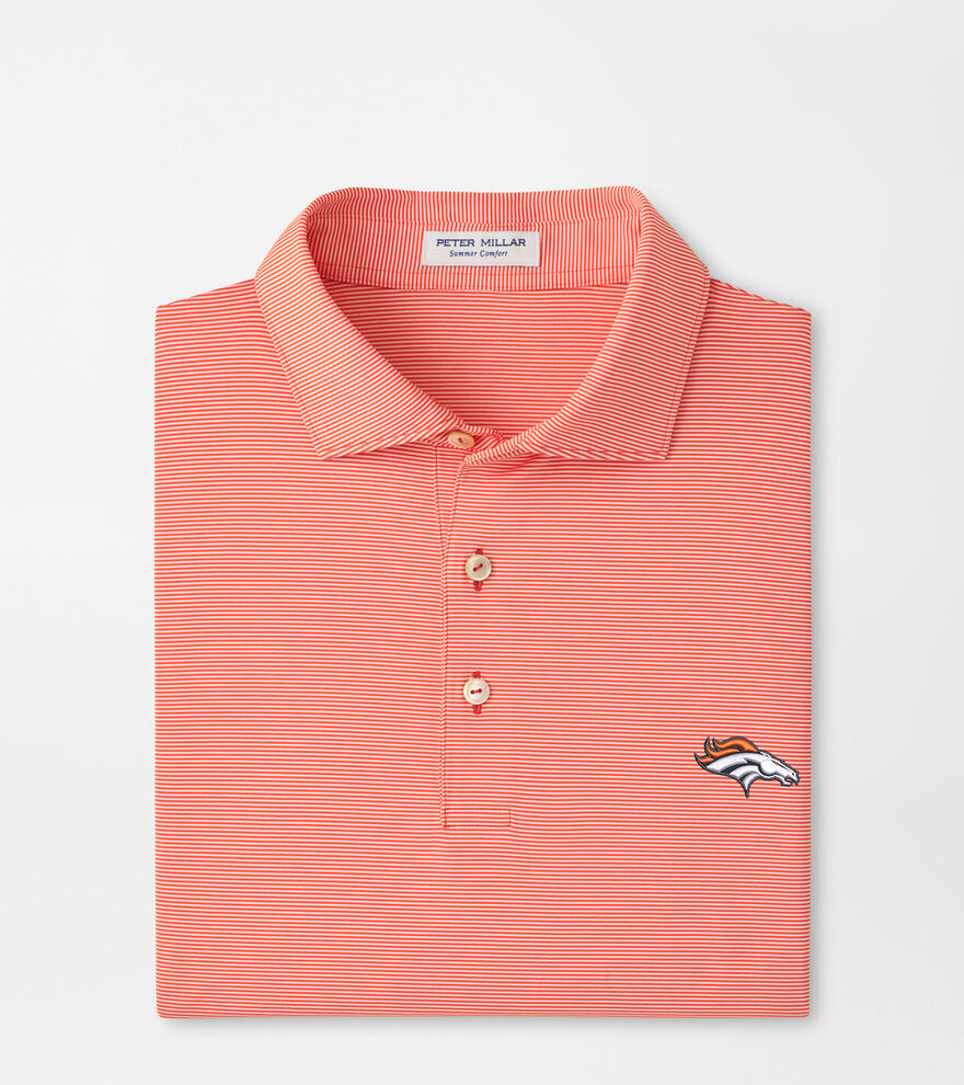Denver Broncos Jubilee Stripe Performance Polo image number 1
