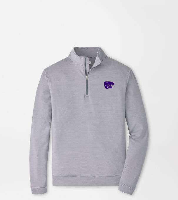 Kansas State Perth Sugar Stripe Performance Quarter-Zip