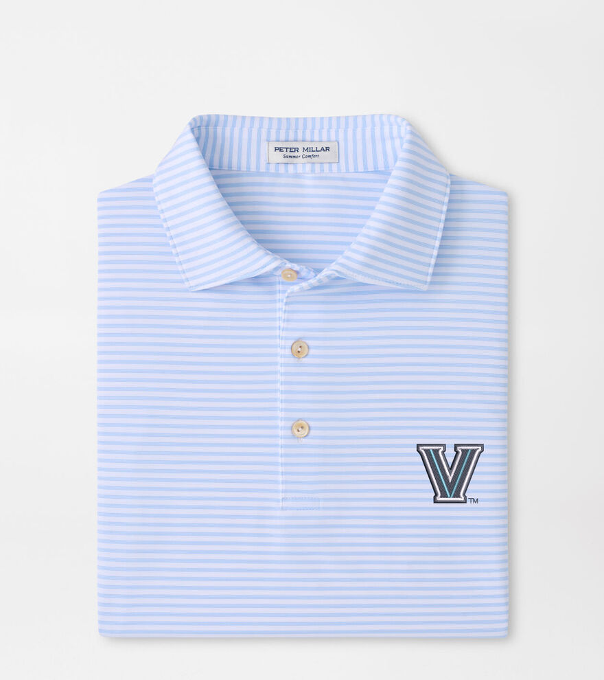 Villanova Tiebreaker Performance Jersey Stripe Polo image number 1
