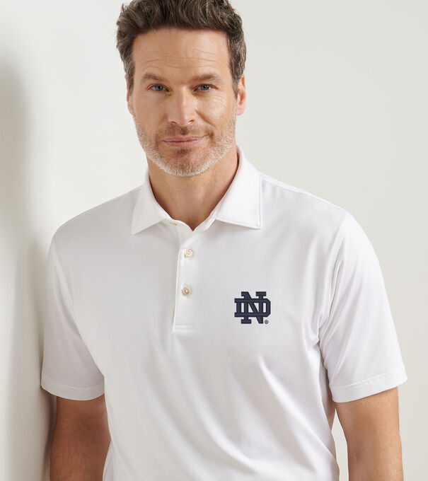 Notre Dame Solid Performance Jersey Polo - Alternate Image 1