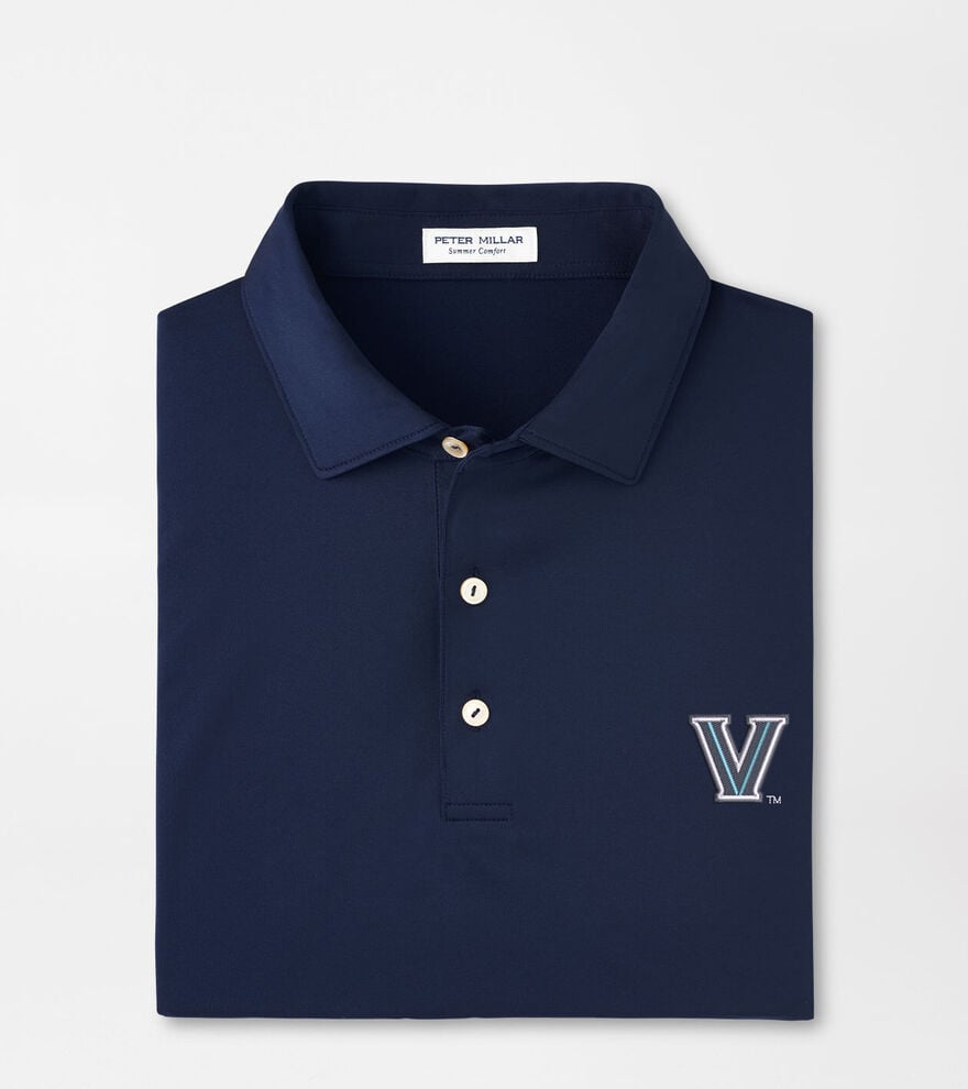 Villanova Solid Performance Jersey Polo