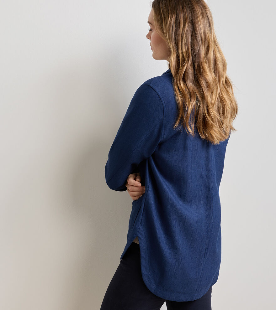 Annemaire Linen-Blend Chore Coat image number 3