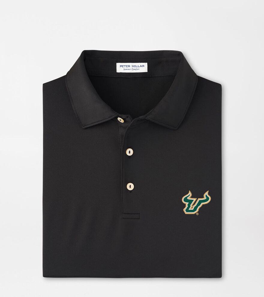 University of South Florida Solid Performance Jersey Polo image number 1