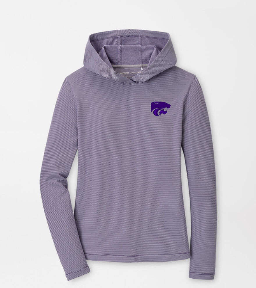 Kansas State Women's Pine Sugar Stripe Performance Hoodie image number 1