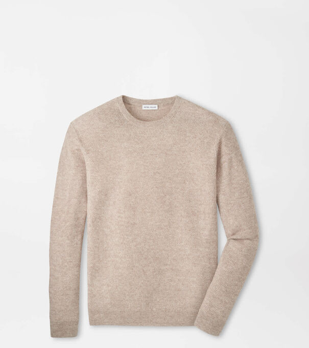 Crosswinds Textured Crewneck Sweater