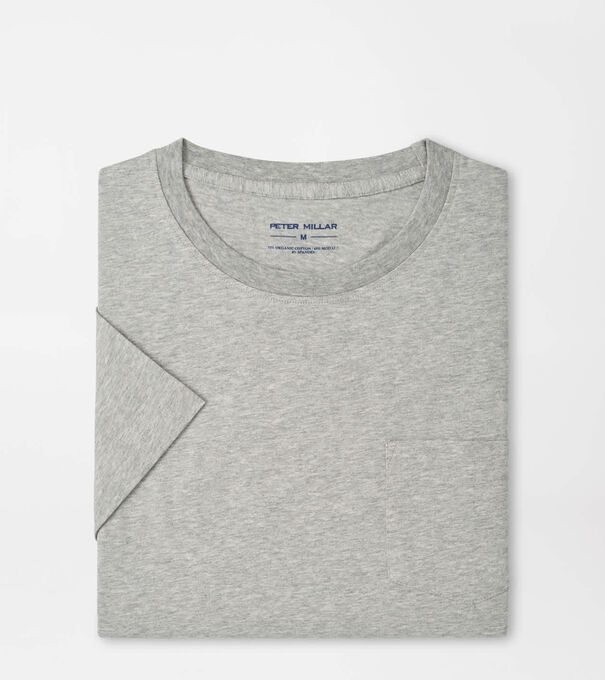 Crown Comfort Heathered Short-Sleeve Pocket Tee