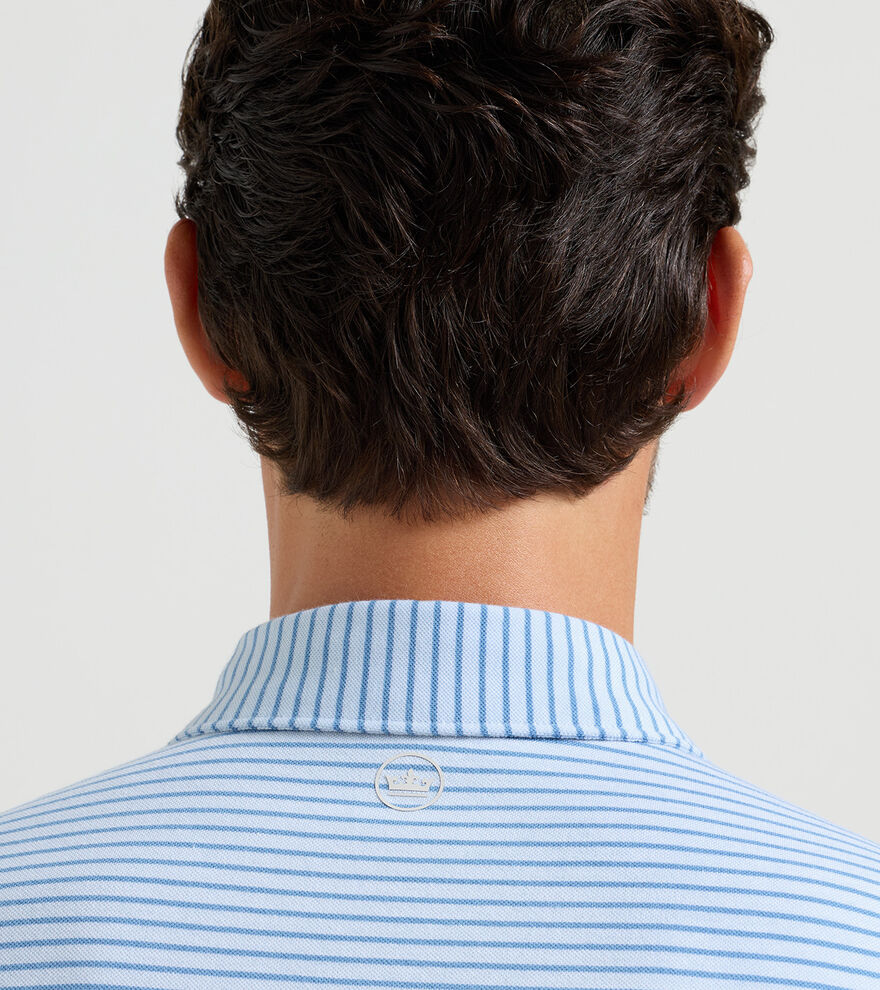 Albatross Stripe Cotton-Blend Piqu&eacute; Polo - Alternate Image 3