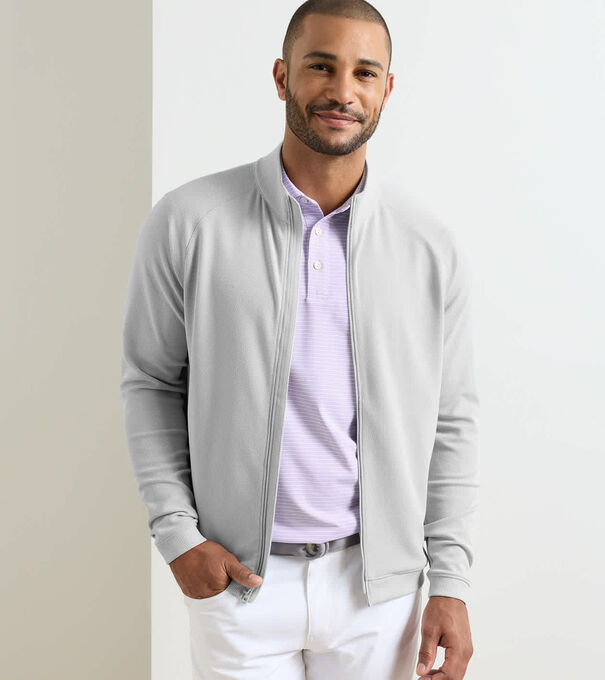 Cradle Piqu&eacute; Performance Full-Zip - Alternate Image 1
