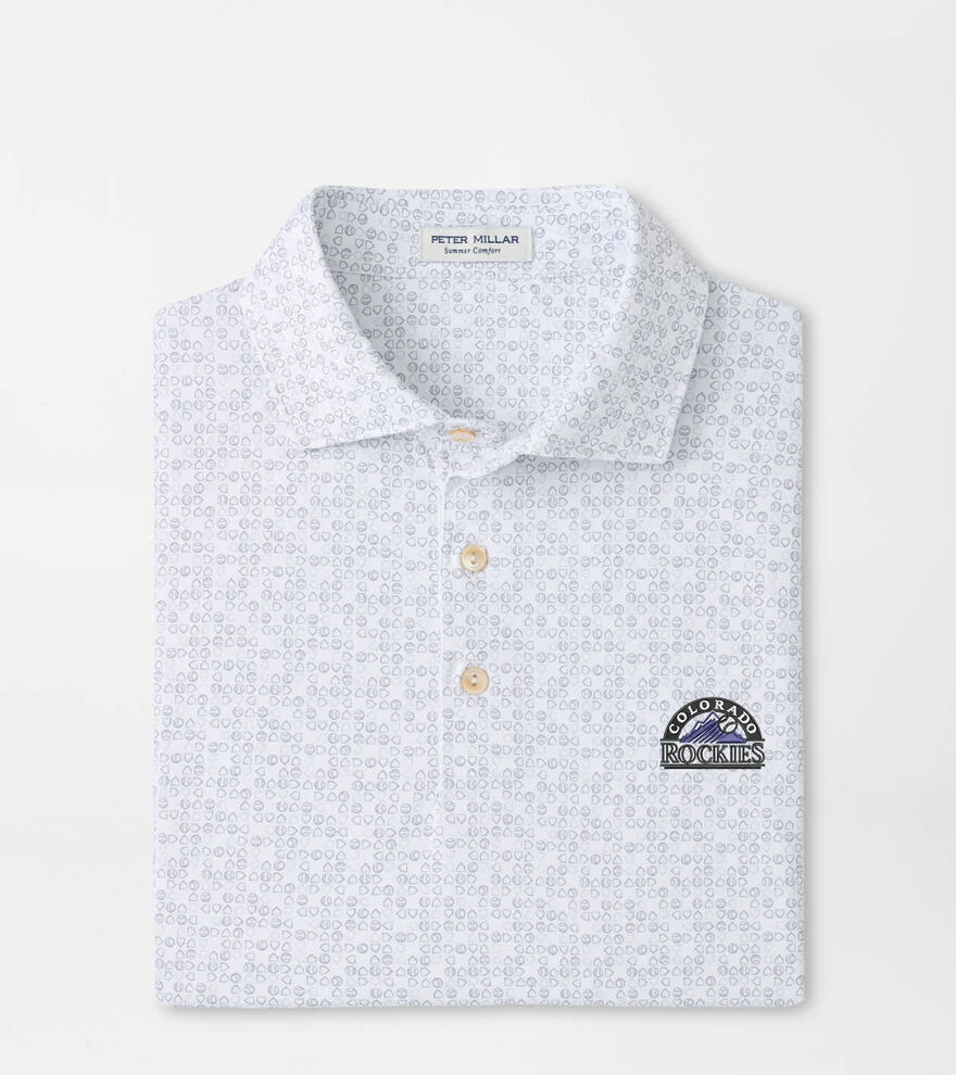 Cooperstown Colorado Rockies Bases Loaded Performance Jersey Polo
