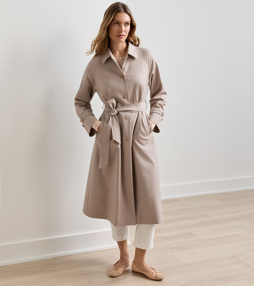 Brigitte Stretch Twill Trench Coat image number 2