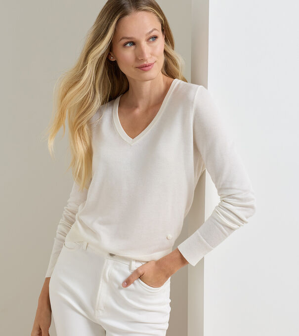 Mirage V-Neck Sweater - Alternate Image 1