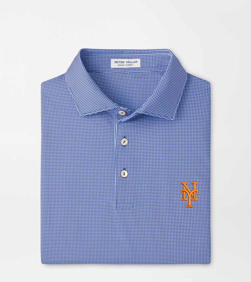 New York Mets Border Performance Jersey Polo image number 1