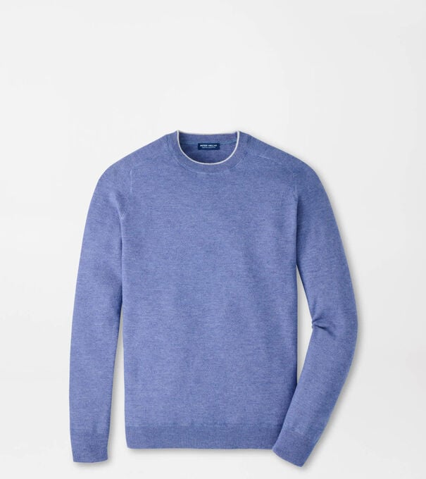 Voyager Cashmere-Silk Saddle Shoulder Crew