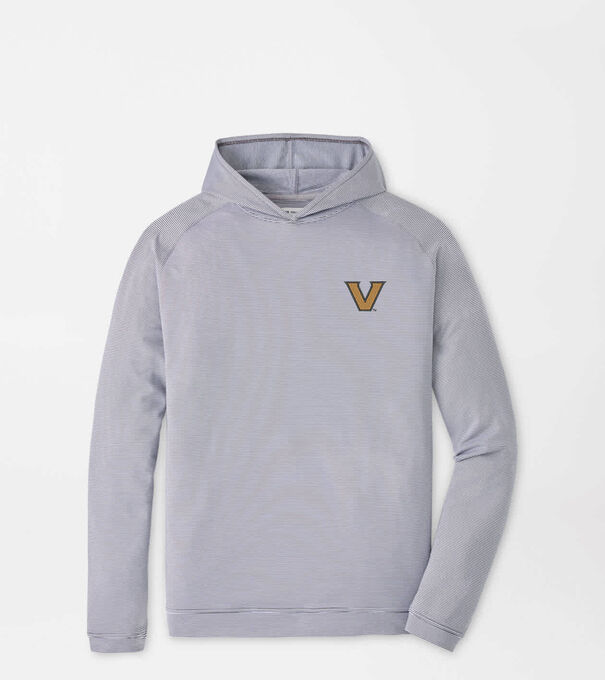 Vanderbilt Pine Sugar Stripe Performance Hoodie