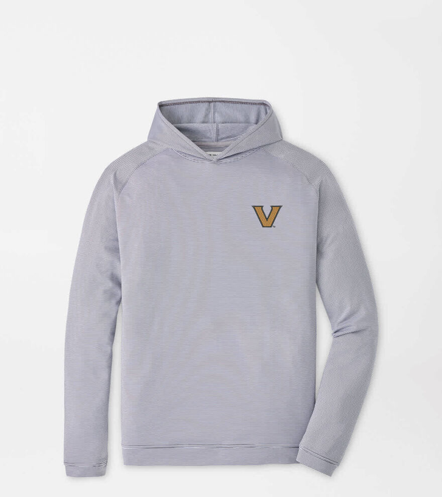 Vanderbilt Pine Sugar Stripe Performance Hoodie