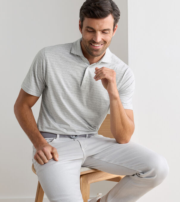 Excursionist Flex Striped Polo