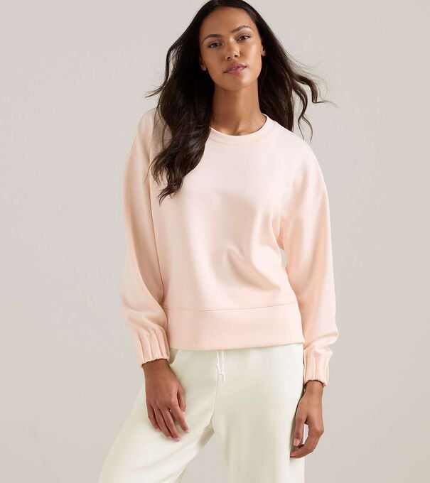 Flora Knit M&eacute;lange Crewneck